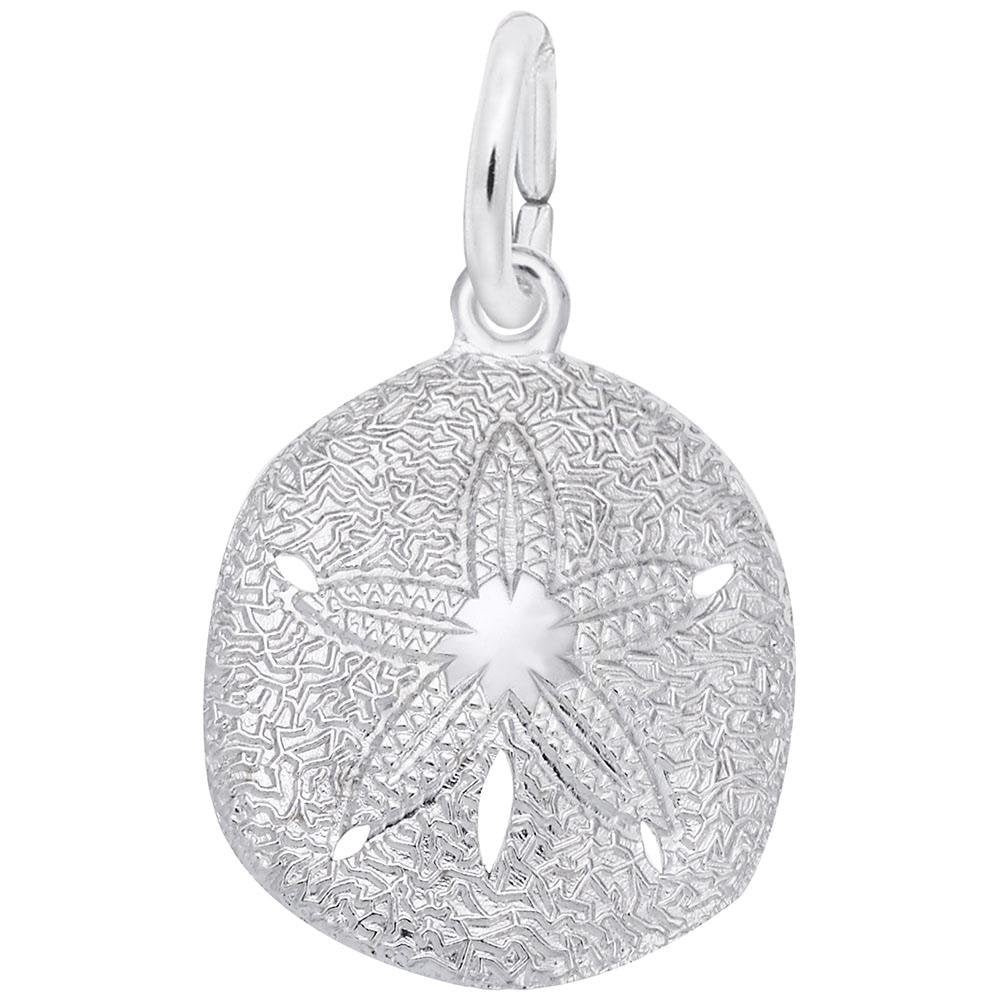 Rembrandt Charms - Keyhole Sand Dollar Charm - 6036 Rembrandt Charms Charm Birmingham Jewelry