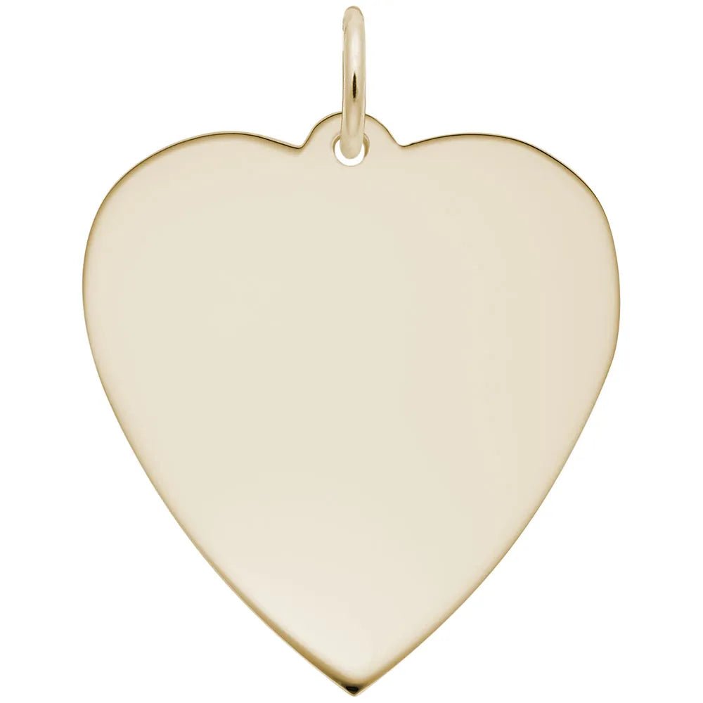 Rembrandt Charms - Large Classic Heart Charm - 4606 Rembrandt Charms Charm Birmingham Jewelry