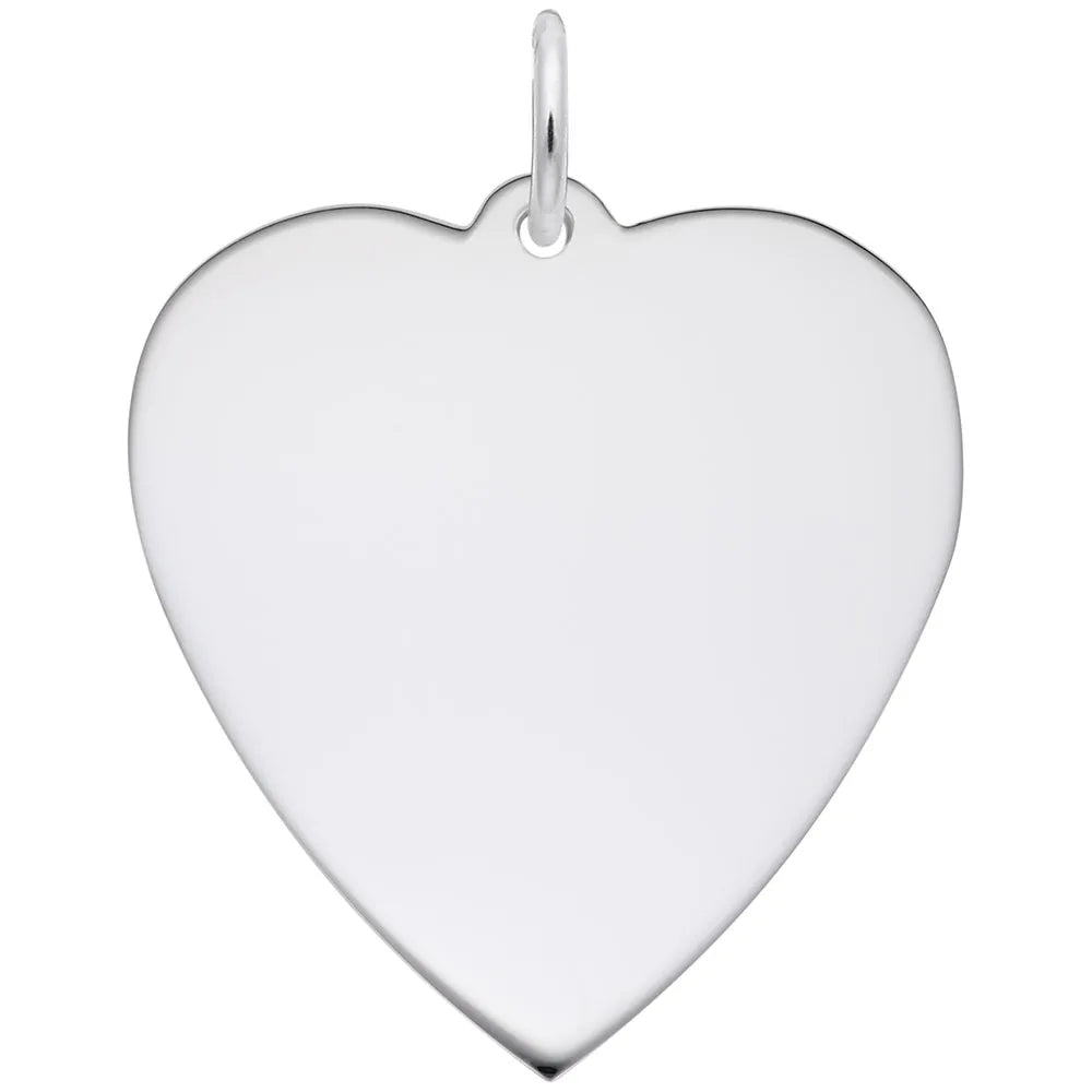 Rembrandt Charms - Large Classic Heart Charm - 4606 Rembrandt Charms Charm Birmingham Jewelry