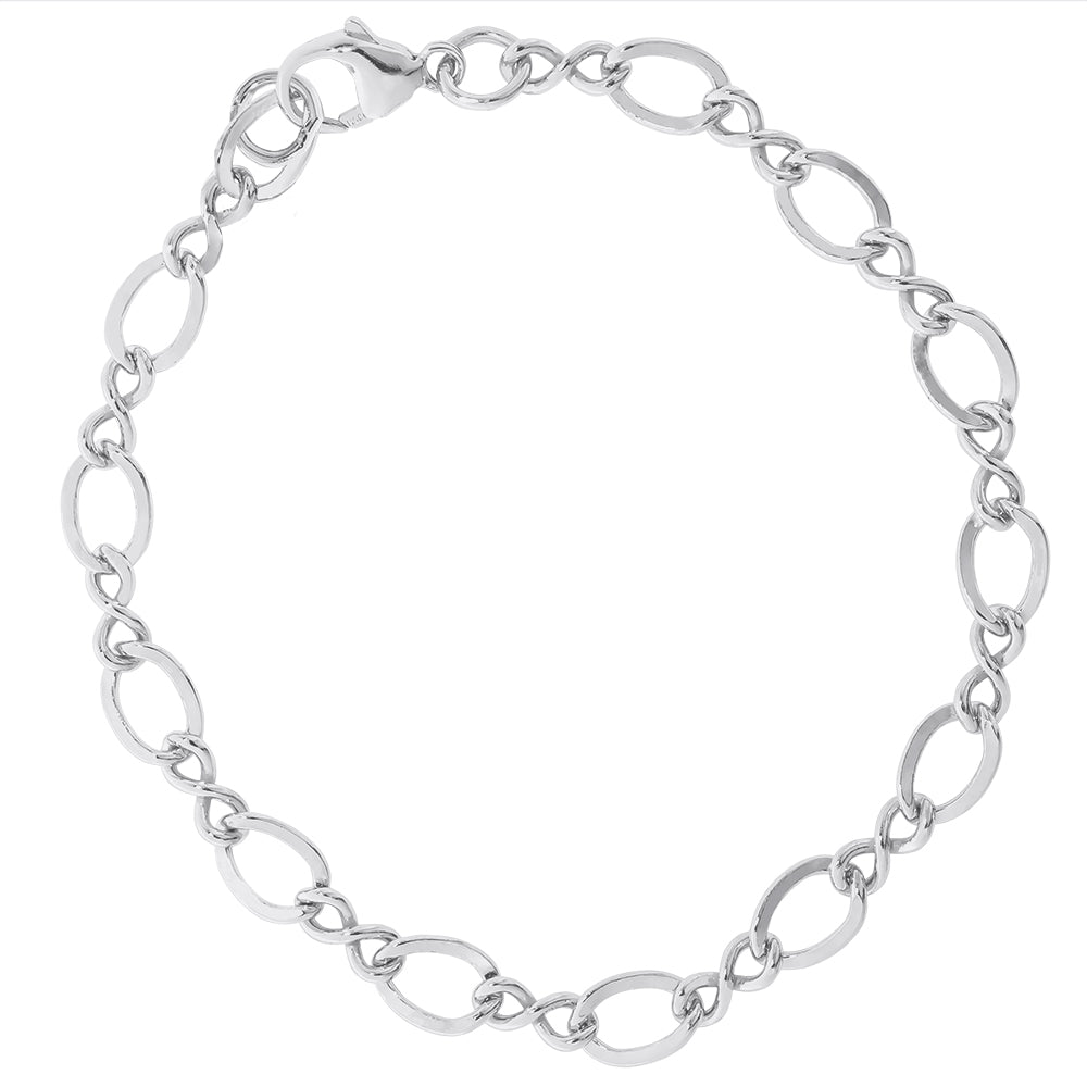 Rembrandt Charms - Large Figure Eight Link Classic Charm Bracelet - 20-0104 Rembrandt Charms Bracelet Birmingham Jewelry
