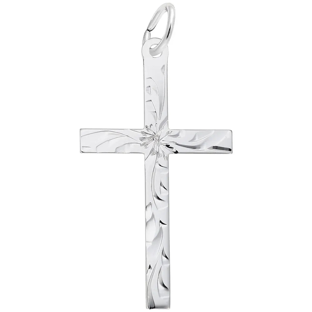 Rembrandt Charms - Large Flared Cross Charm - 4906 Rembrandt Charms Charm Birmingham Jewelry