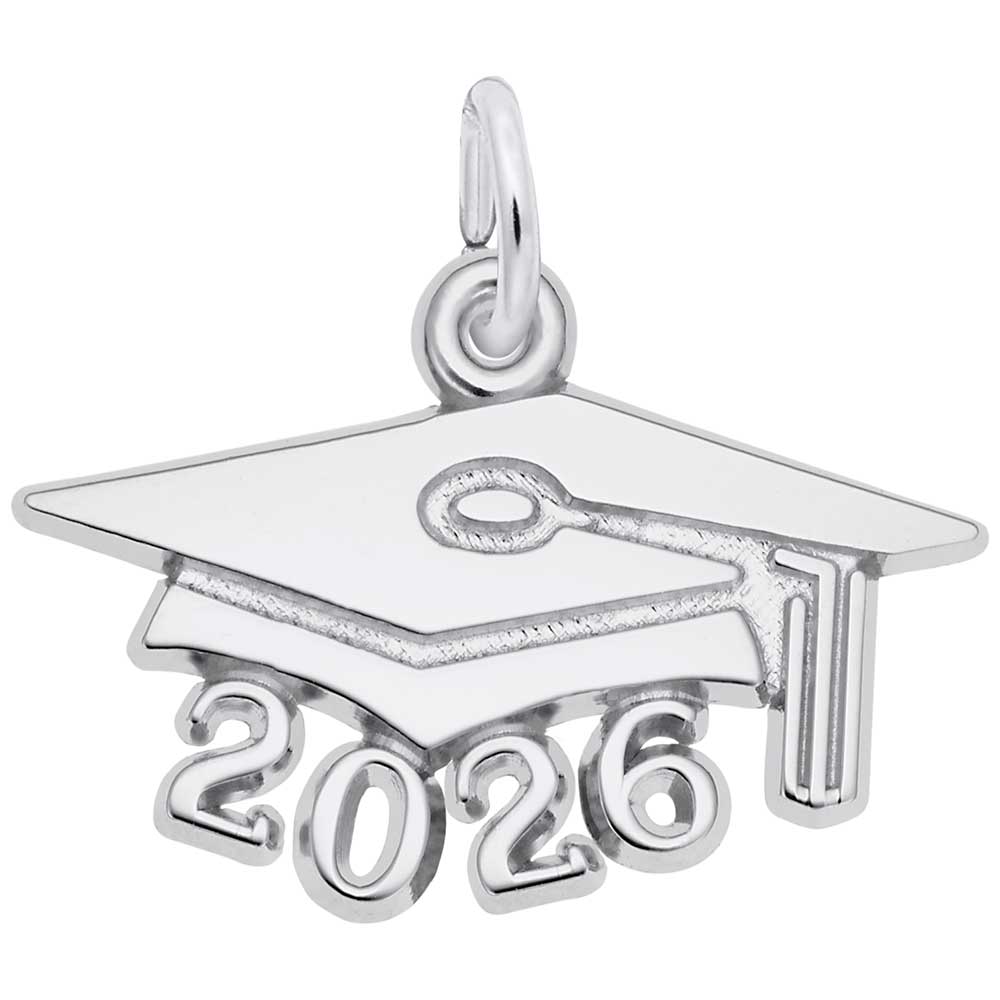 Rembrandt Charms - LARGE GRAD CAP 2026 - 6926 Rembrandt Charms Charm Birmingham Jewelry