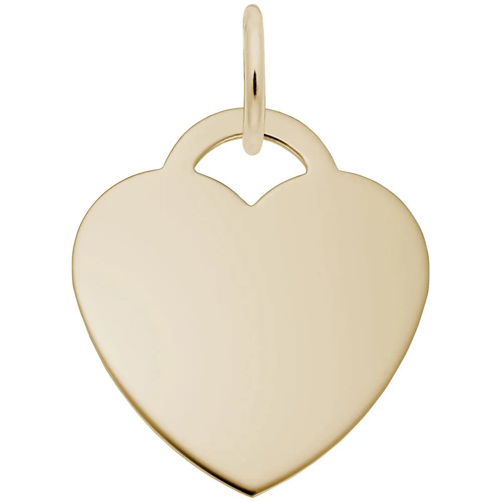 Rembrandt Charms - Large Heart – 50 Series Charm - 8422-050 Rembrandt Charms Charm Birmingham Jewelry