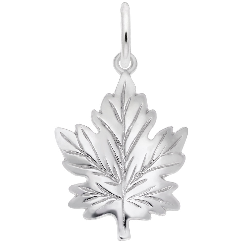Rembrandt Charms - Large Maple Leaf Charm – 107 Rembrandt Charms Charm Birmingham Jewelry