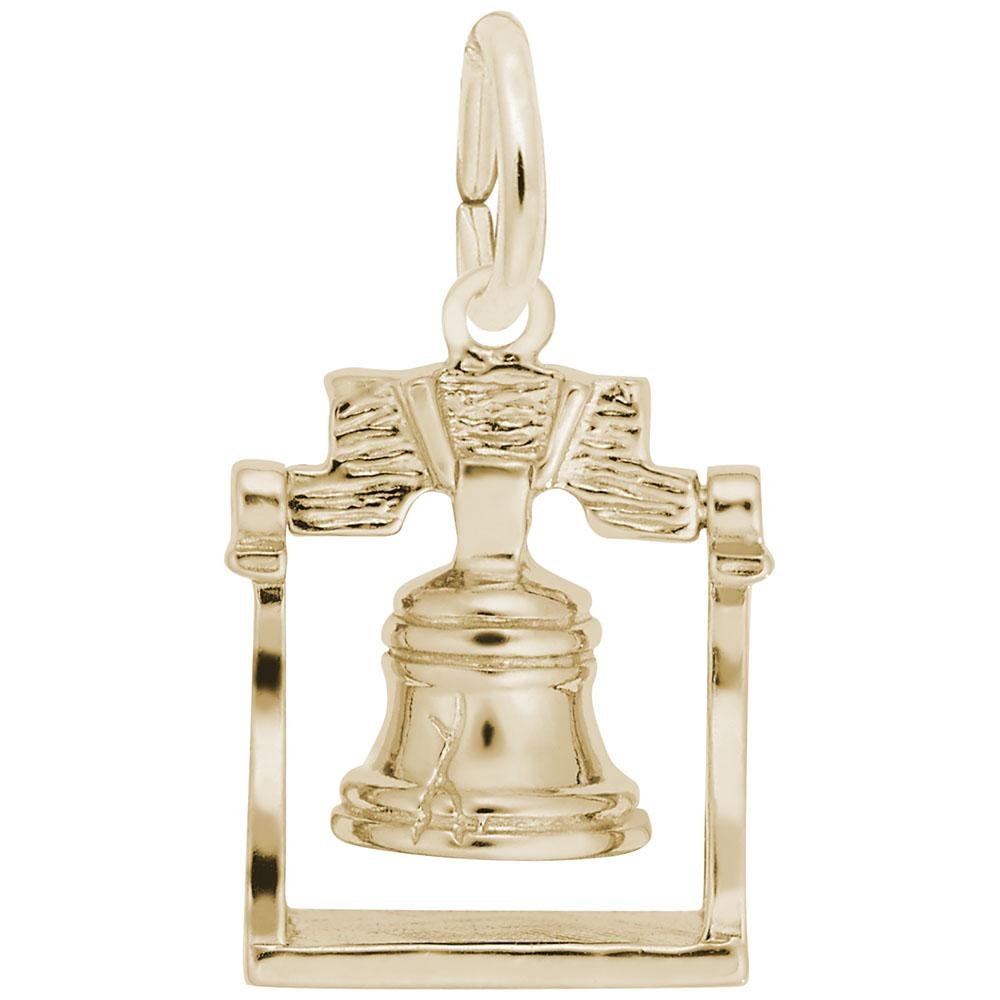 Rembrandt Charms - Liberty Bell Charm - 3504 Rembrandt Charms Charm Birmingham Jewelry