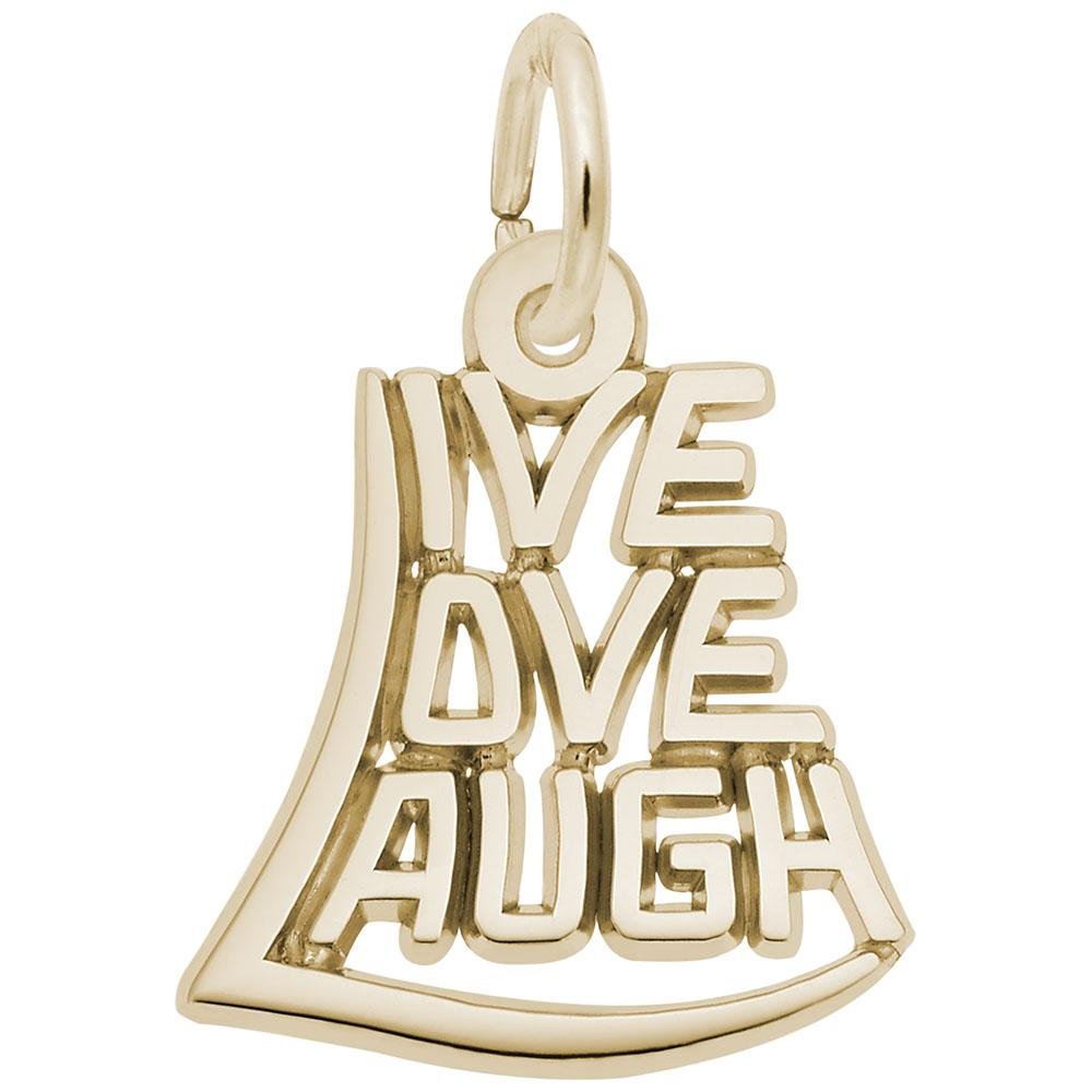 Rembrandt Charms - Live, love, Laugh Charm - 7837 Rembrandt Charms Charm Birmingham Jewelry