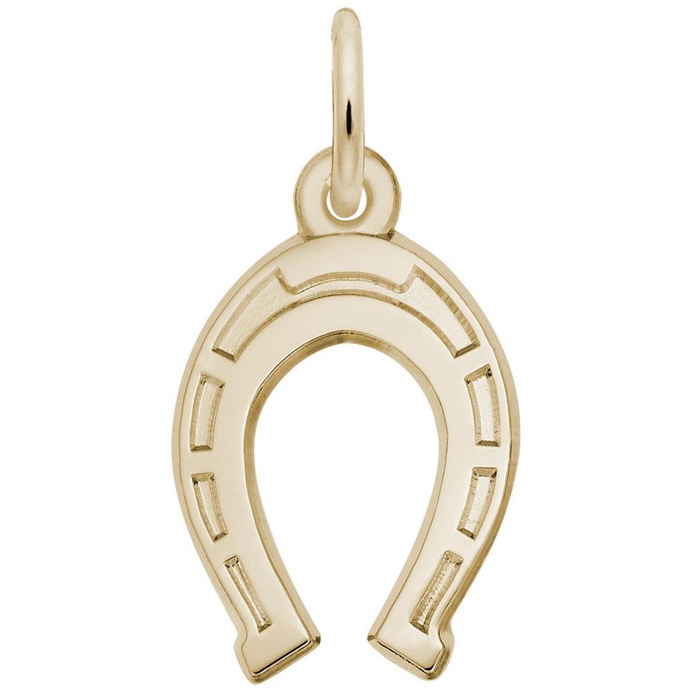 Rembrandt Charms - Lucky Horseshoe Charm - 0196 Rembrandt Charms Charm Birmingham Jewelry