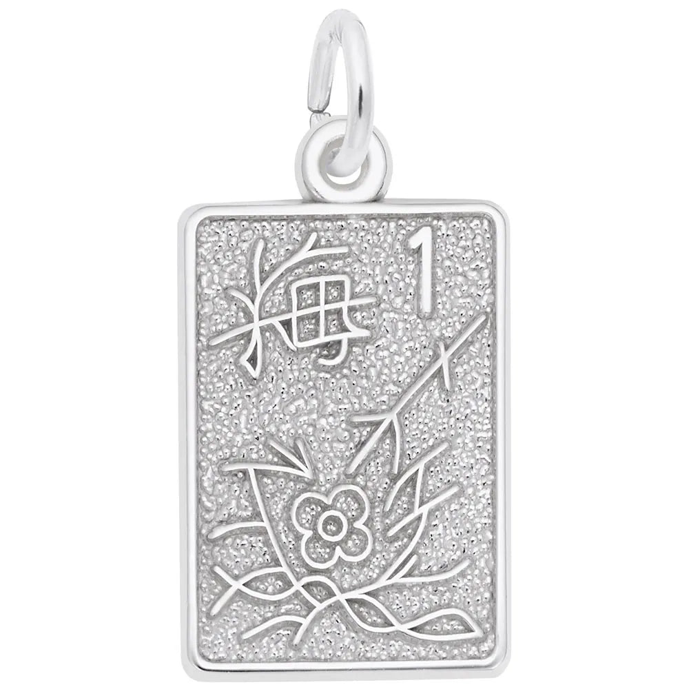 Rembrandt Charms - Mahjong Tile Charm - 2648 Rembrandt Charms Charm Birmingham Jewelry