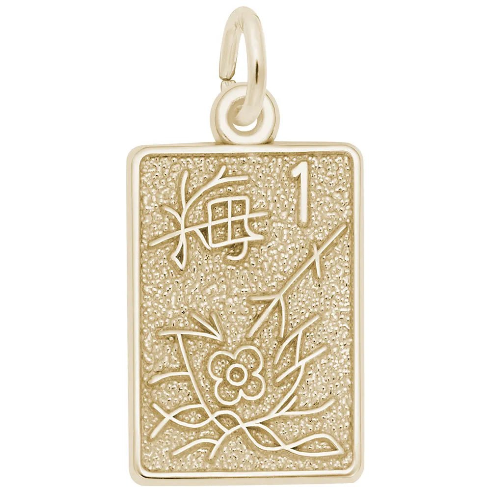 Rembrandt Charms - Mahjong Tile Charm - 2648 Rembrandt Charms Charm Birmingham Jewelry
