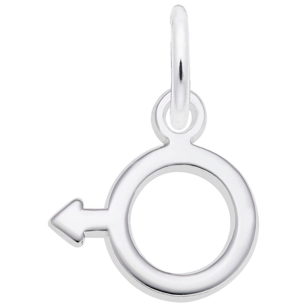 Rembrandt Charms - Male Symbol Charm - 5487 Rembrandt Charms Charm Birmingham Jewelry