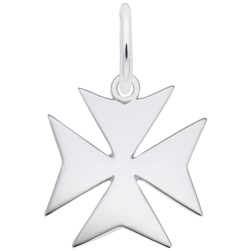Rembrandt Charms - Maltese Cross Charm - 3767 Rembrandt Charms Charm Birmingham Jewelry