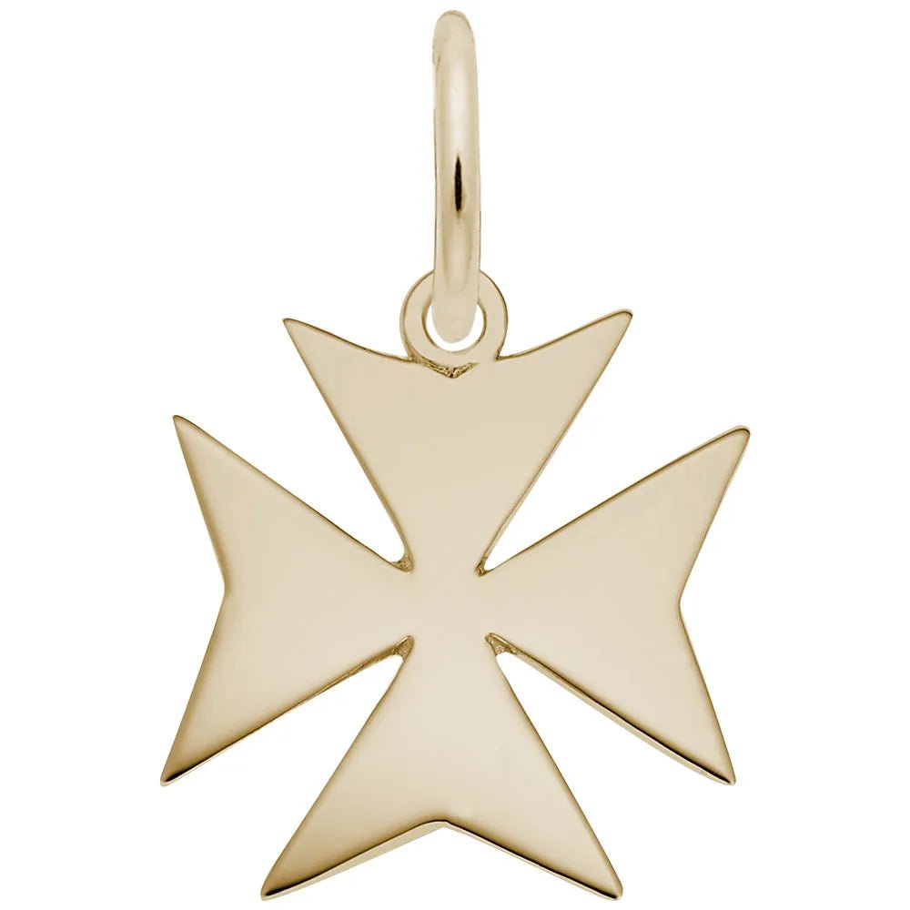 Rembrandt Charms - Maltese Cross Charm - 3767 Rembrandt Charms Charm Birmingham Jewelry