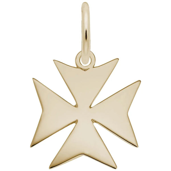 Rembrandt Charms - Maltese Cross Charm - 3767 Rembrandt Charms Charm Birmingham Jewelry 