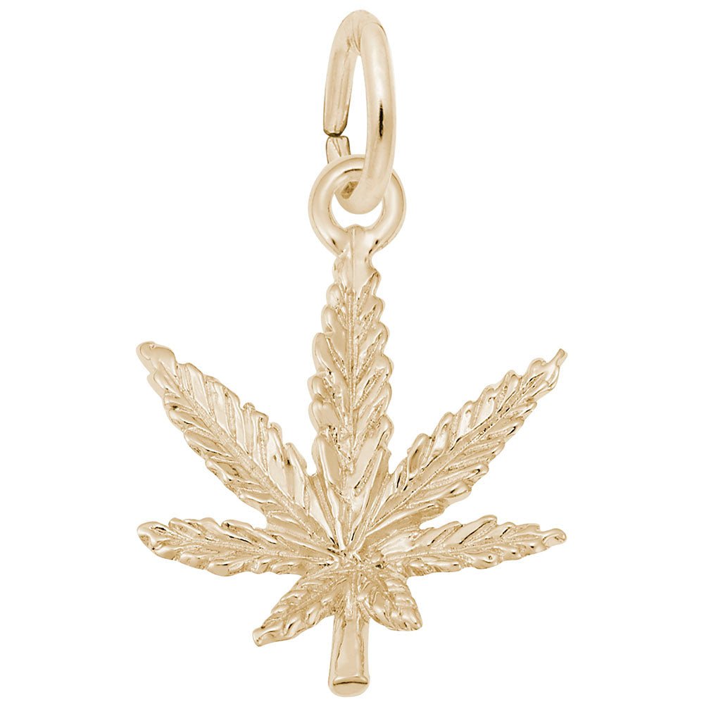 Rembrandt Charms - Marijuana Leaf Charm - 4969 Rembrandt Charms Charm Birmingham Jewelry
