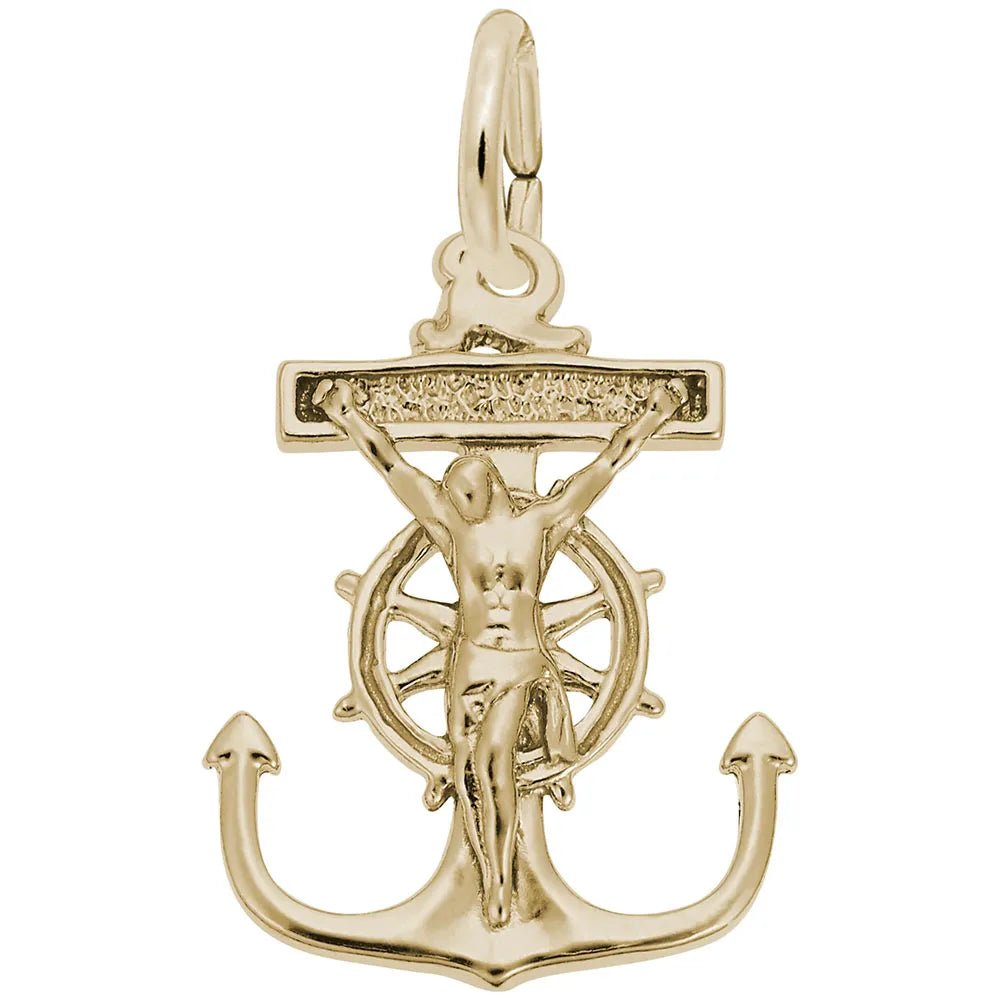 Rembrandt Charms - Mariners Cross Charm - 8163 Rembrandt Charms Charm Birmingham Jewelry