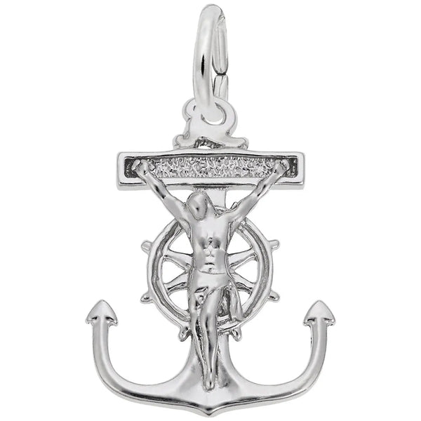 Rembrandt Charms - Mariners Cross Charm - 8163 Rembrandt Charms Charm Birmingham Jewelry 