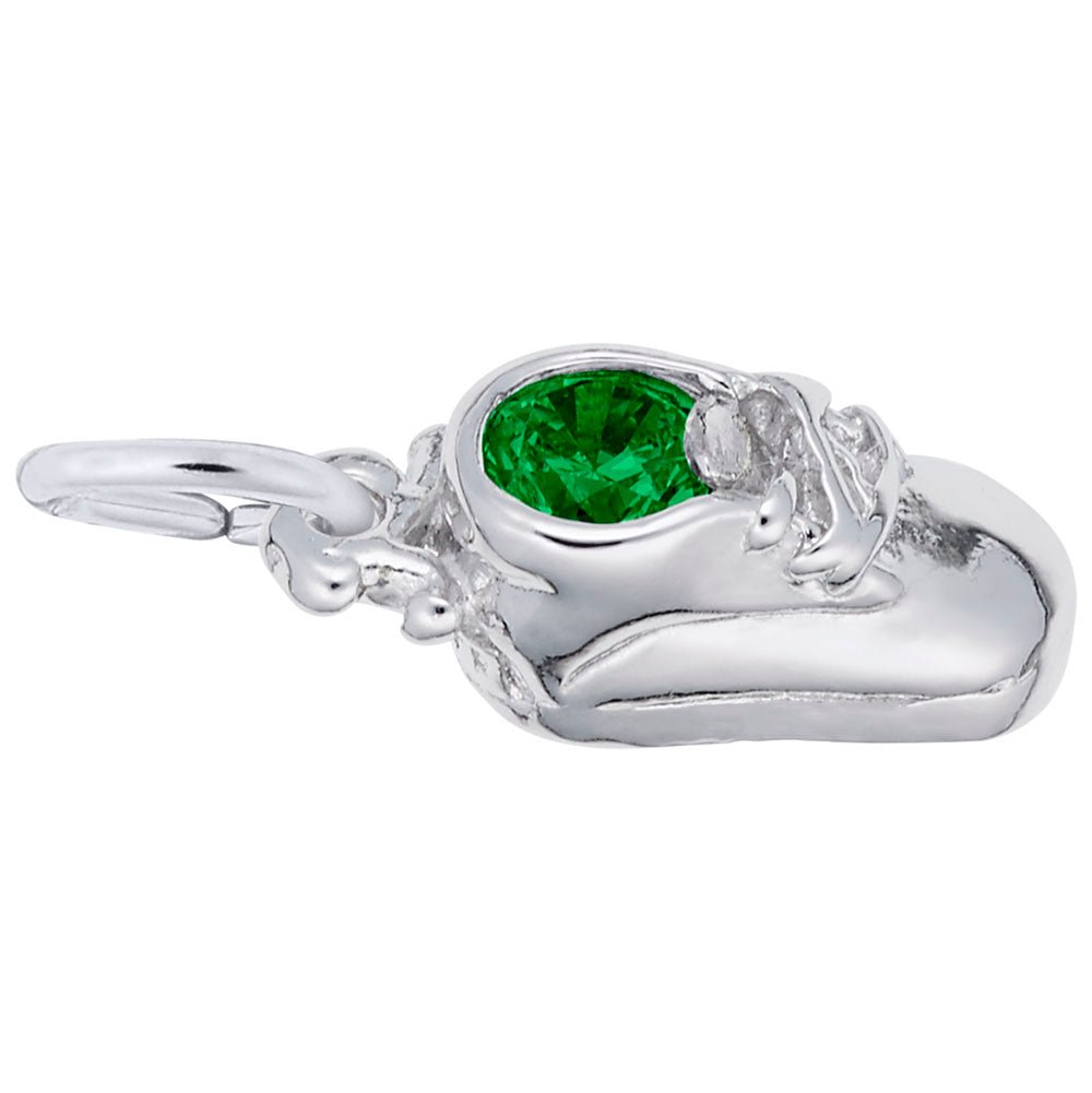 Rembrandt Charms - May Baby Shoe Charm - 2734-005 Rembrandt Charms Charm Birmingham Jewelry