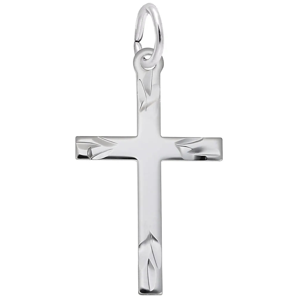 Rembrandt Charms - Medium Flared Ends Cross Charm - 4912 Rembrandt Charms Charm Birmingham Jewelry