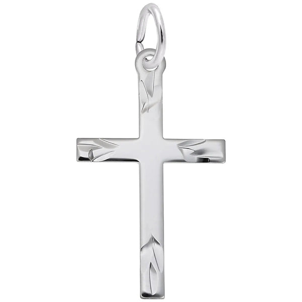 Rembrandt Charms - Medium Flared Ends Cross Charm - 4912 Rembrandt Charms Charm Birmingham Jewelry 