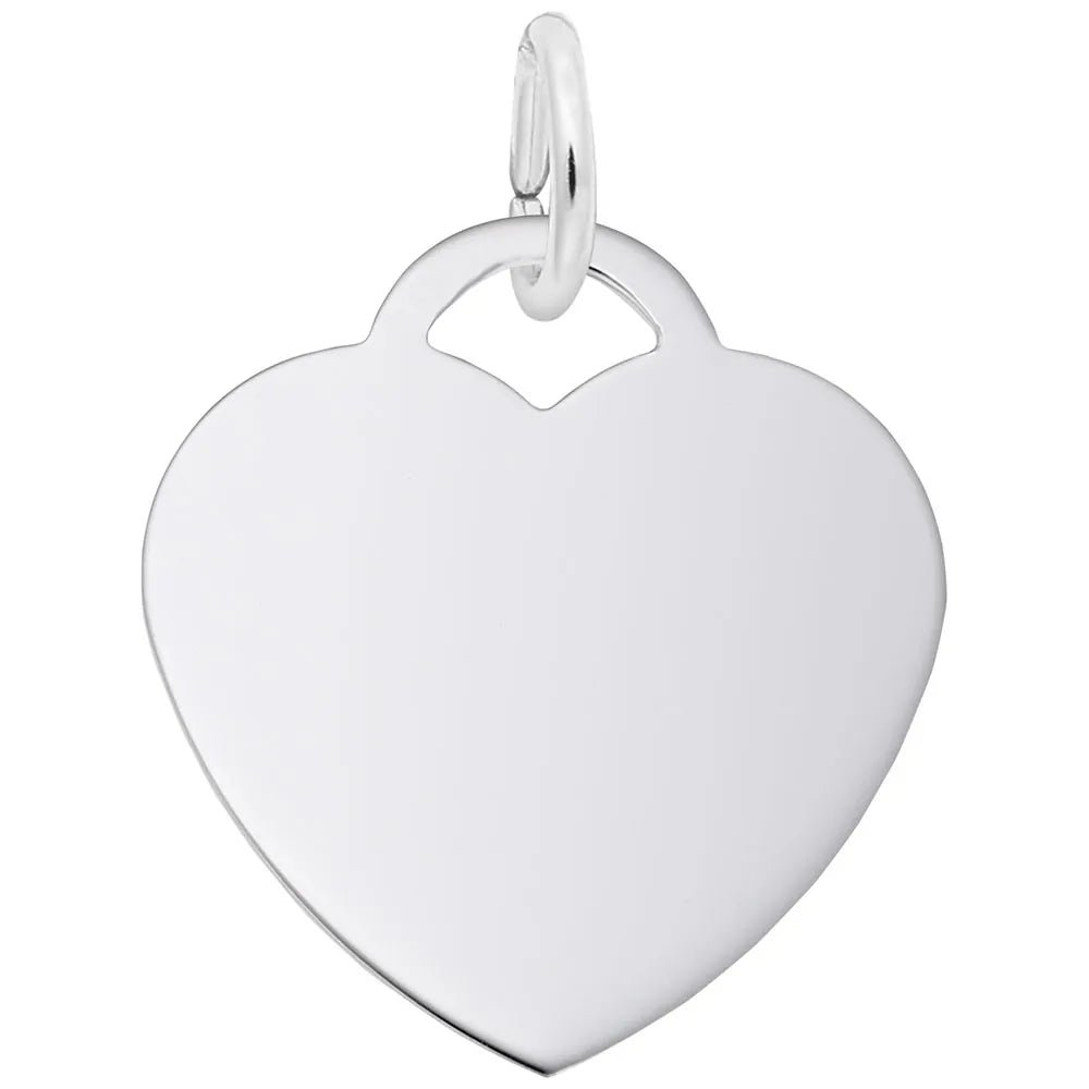 Rembrandt Charms - Medium Heart – 50 Series Charm - 8421-050 Rembrandt Charms Charm Birmingham Jewelry