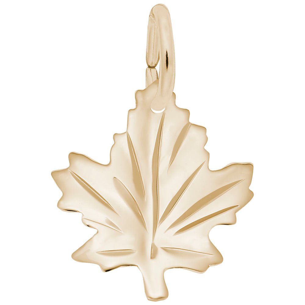 Rembrandt Charms - Medium Maple Leaf Charm – 3399 Rembrandt Charms Charm Birmingham Jewelry