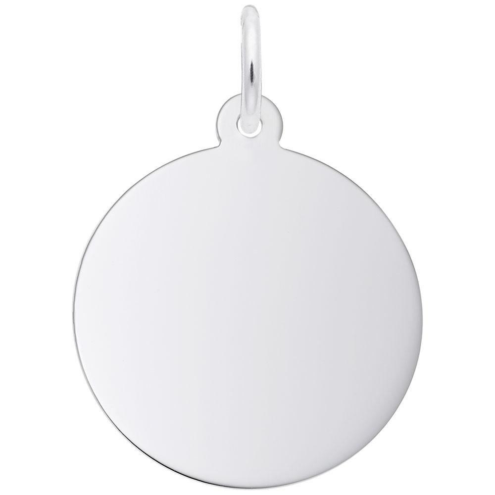 Rembrandt Charms - Medium Round Disc Charm - 4601 Rembrandt Charms Charm Birmingham Jewelry