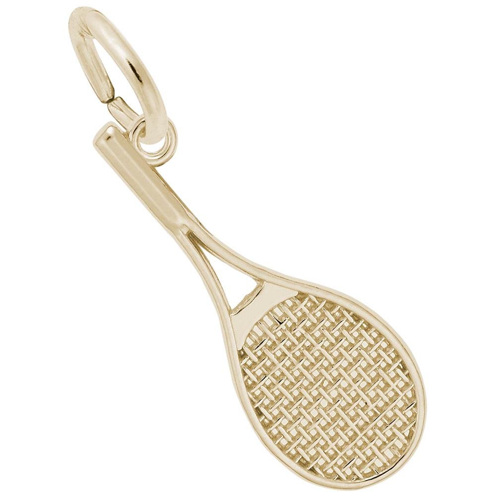 Rembrandt Charms - Medium Tennis Racquet Charm - 0397 Rembrandt Charms Charm Birmingham Jewelry