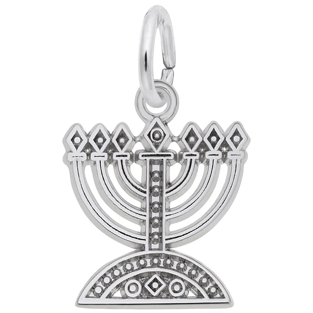 Rembrandt Charms - Menorah Charm - 334 Rembrandt Charms Charm Birmingham Jewelry