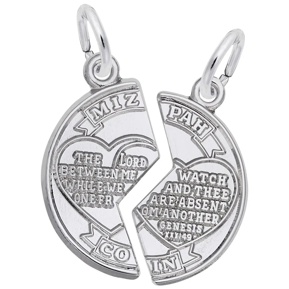 Rembrandt Charms - Mizpah Charm - 6067 Rembrandt Charms Charm Birmingham Jewelry