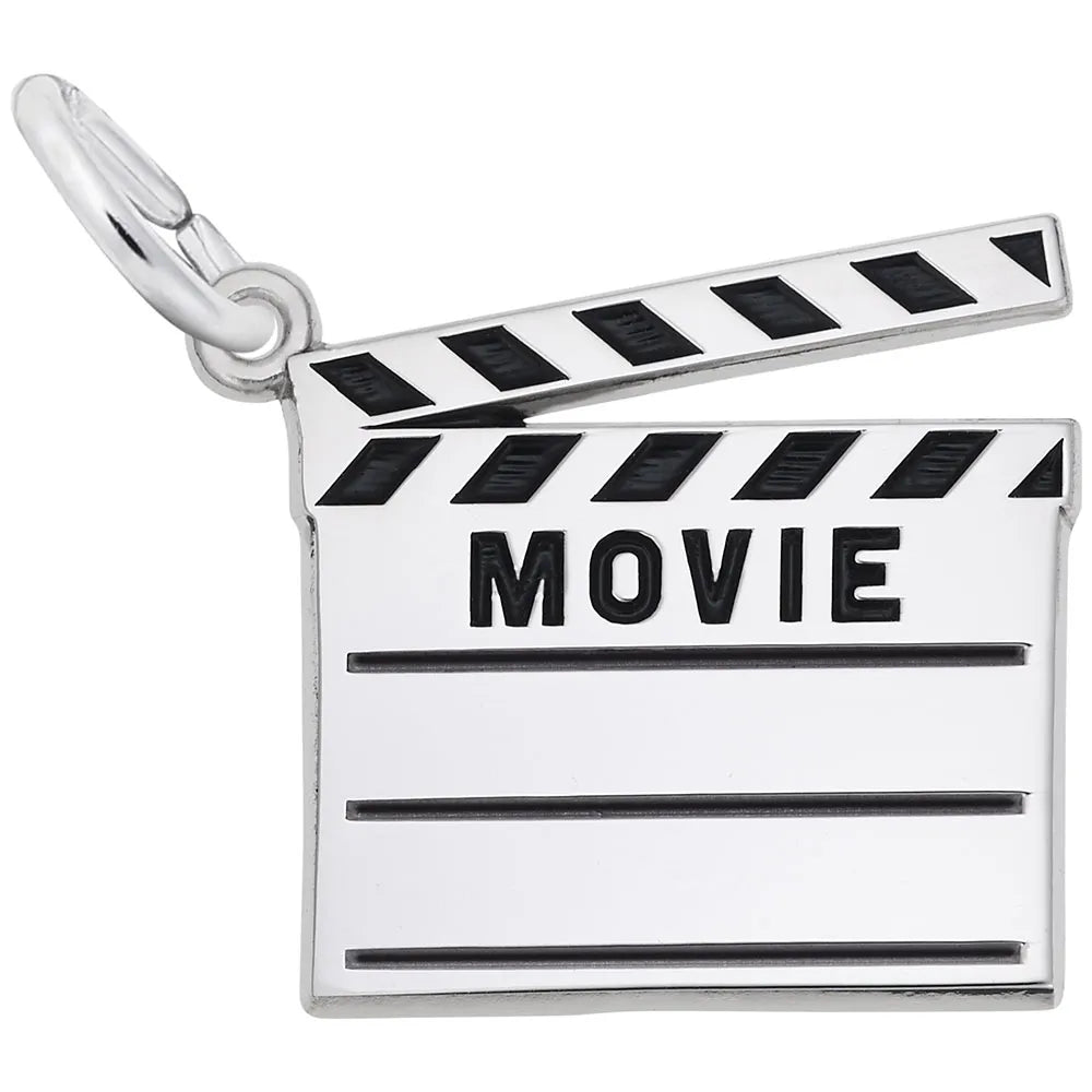 Rembrandt Charms - Movie Clap Board Charm - 2489 Rembrandt Charms Charm Birmingham Jewelry