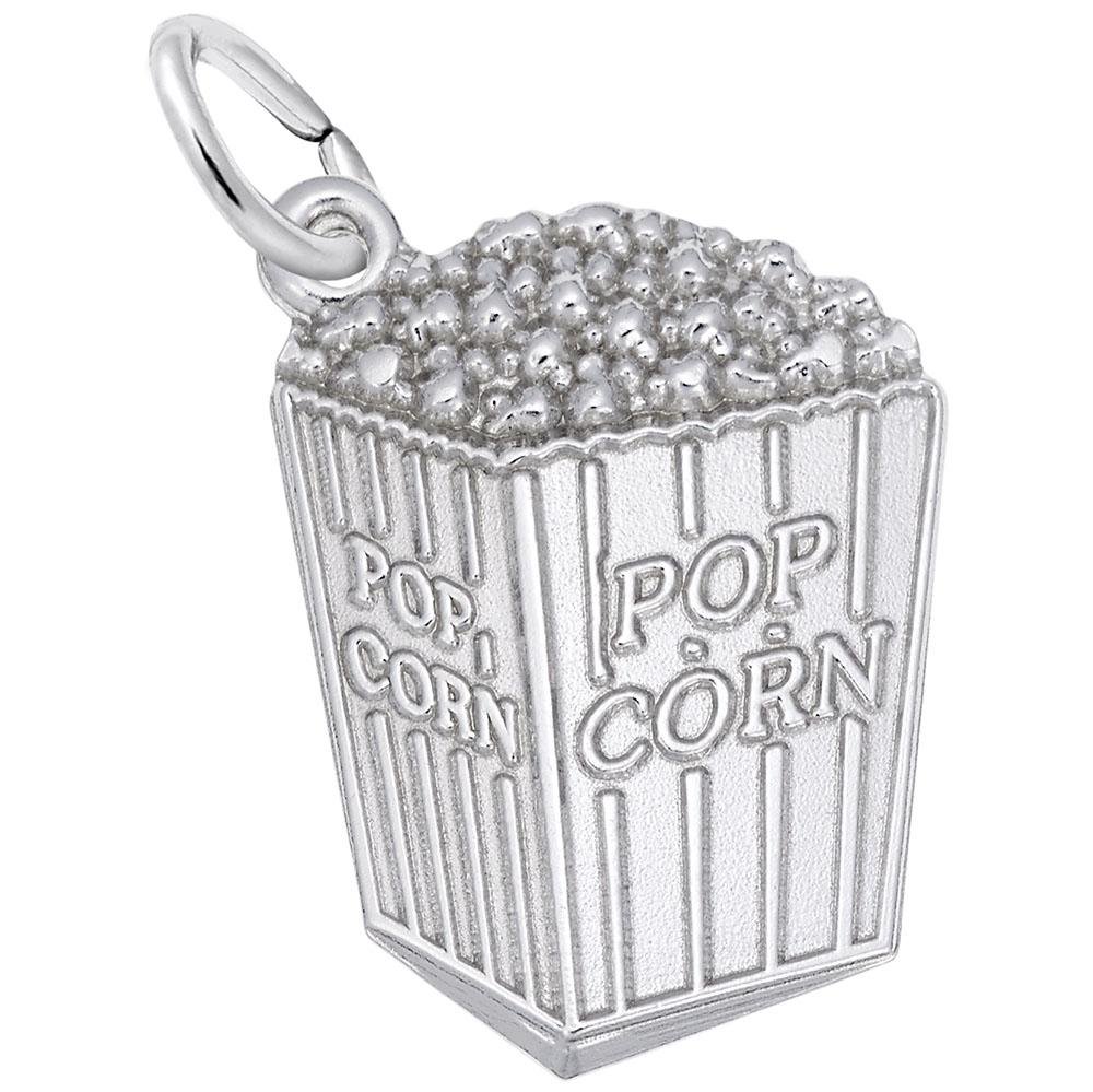Rembrandt Charms - Movie Popcorn Charm - 2490 Rembrandt Charms Charm Birmingham Jewelry