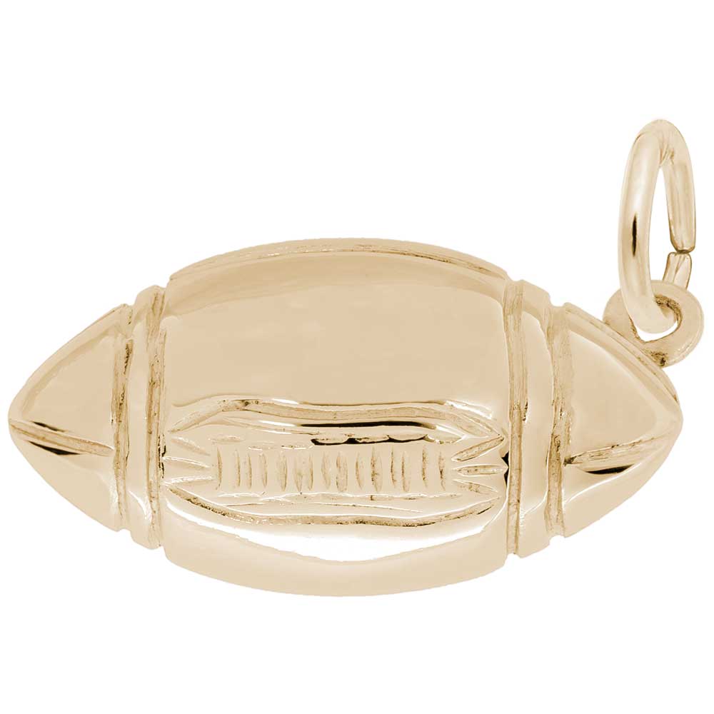 Rembrandt Charms - New 3D Football Charm - 1522 Rembrandt Charms Charm Birmingham Jewelry