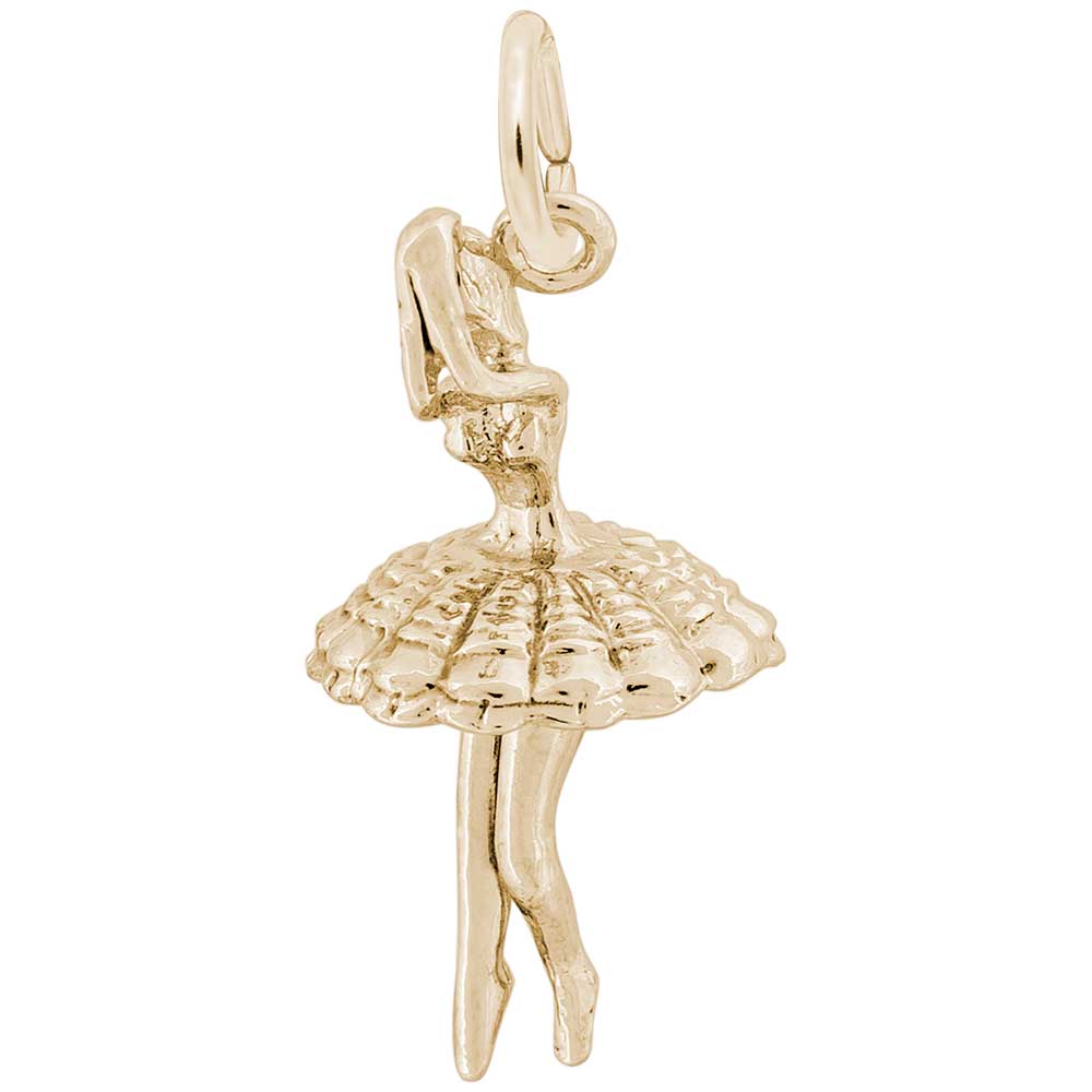 Rembrandt Charms - New Ballet Dancer Charm - 0451 Rembrandt Charms Charm Birmingham Jewelry
