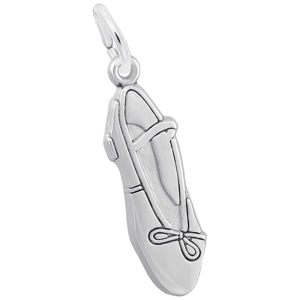 Rembrandt Charms - New Ballet Slipper Charm - 6576 Rembrandt Charms Charm Birmingham Jewelry