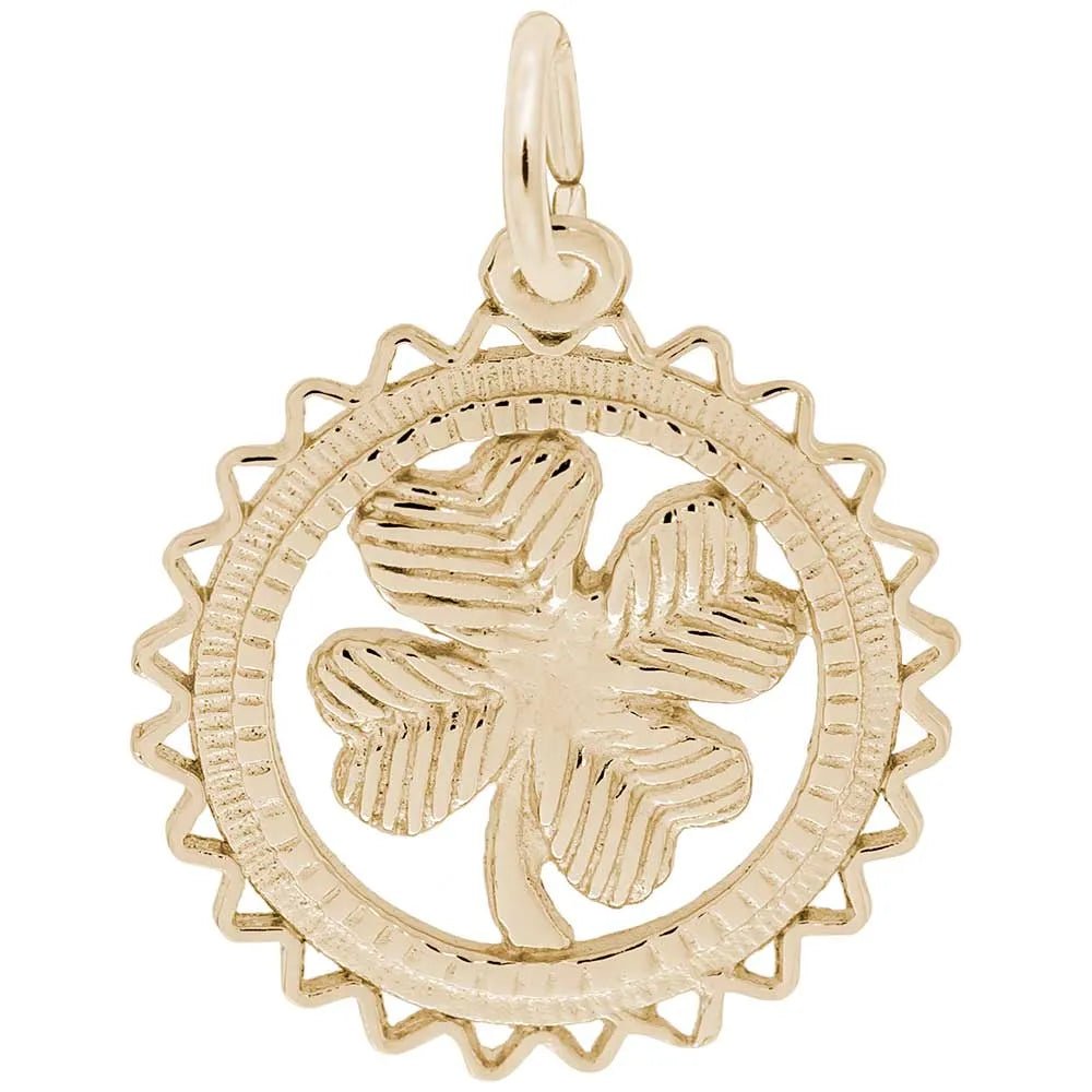 Rembrandt Charms - New Clover Charm - 0394 Rembrandt Charms Charm Birmingham Jewelry