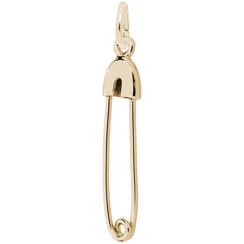 Rembrandt Charms - New Diaper Pin Charm - 2221 Rembrandt Charms Charm Birmingham Jewelry