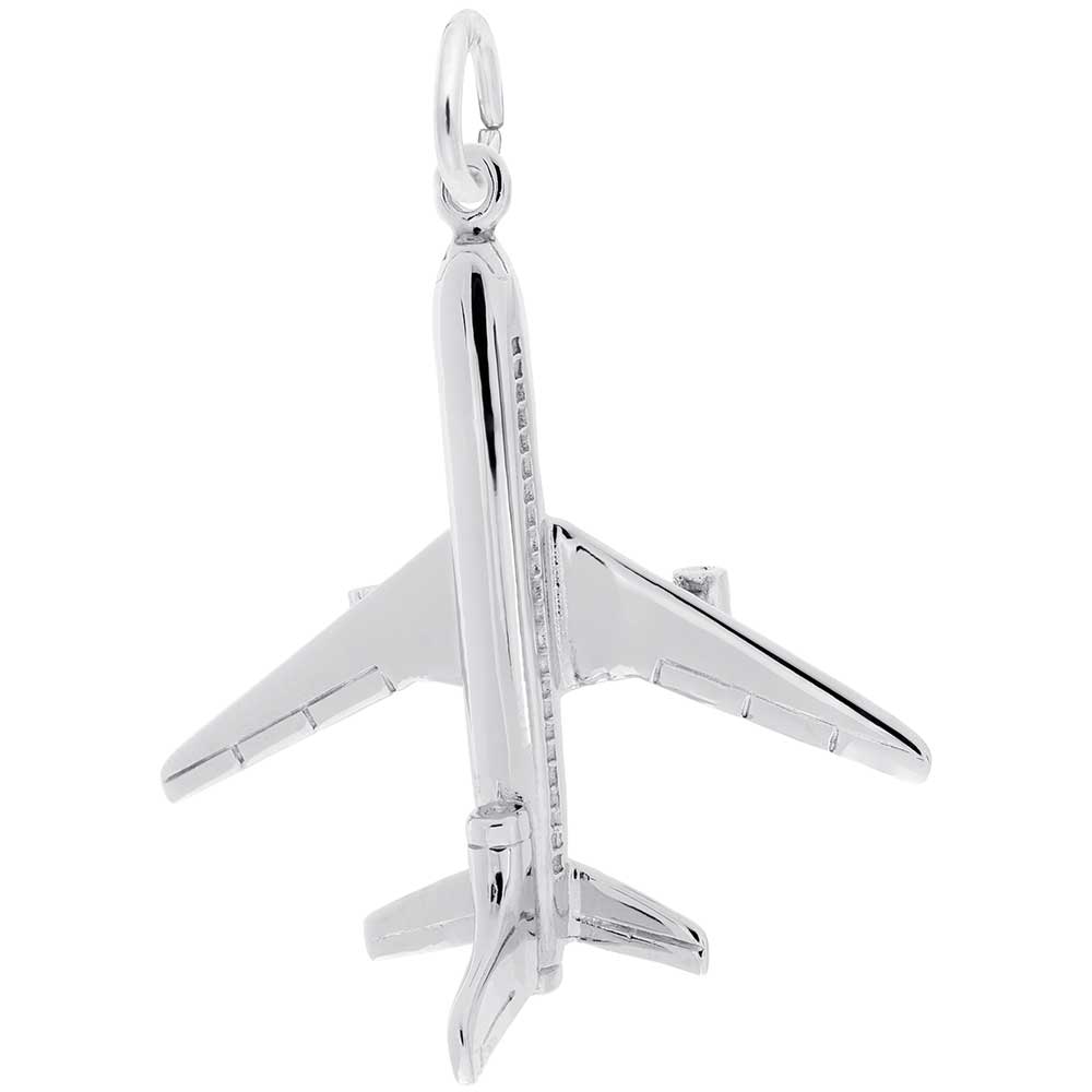 Rembrandt Charms - New L 1011 Plane Charm - 2620 Rembrandt Charms Charm Birmingham Jewelry