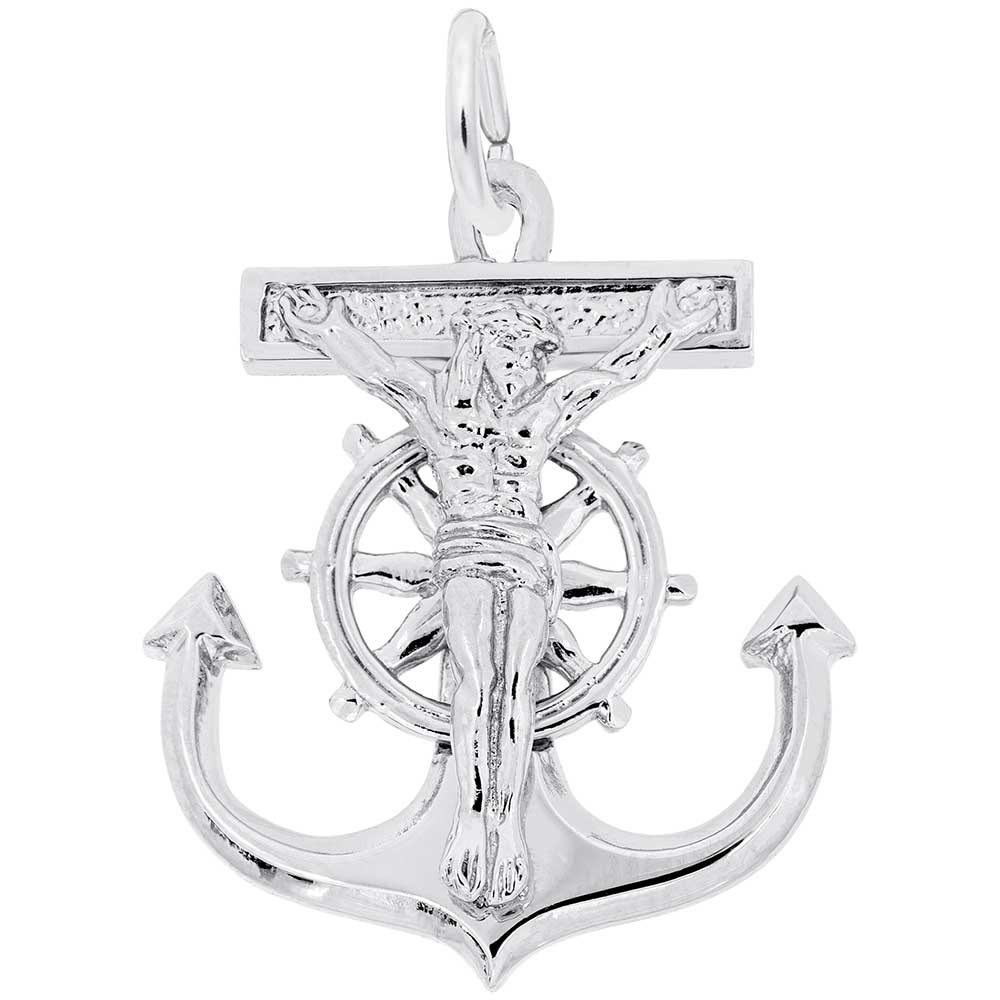Rembrandt Charms - New Mariners Cross Charm - 3375 Rembrandt Charms Charm Birmingham Jewelry