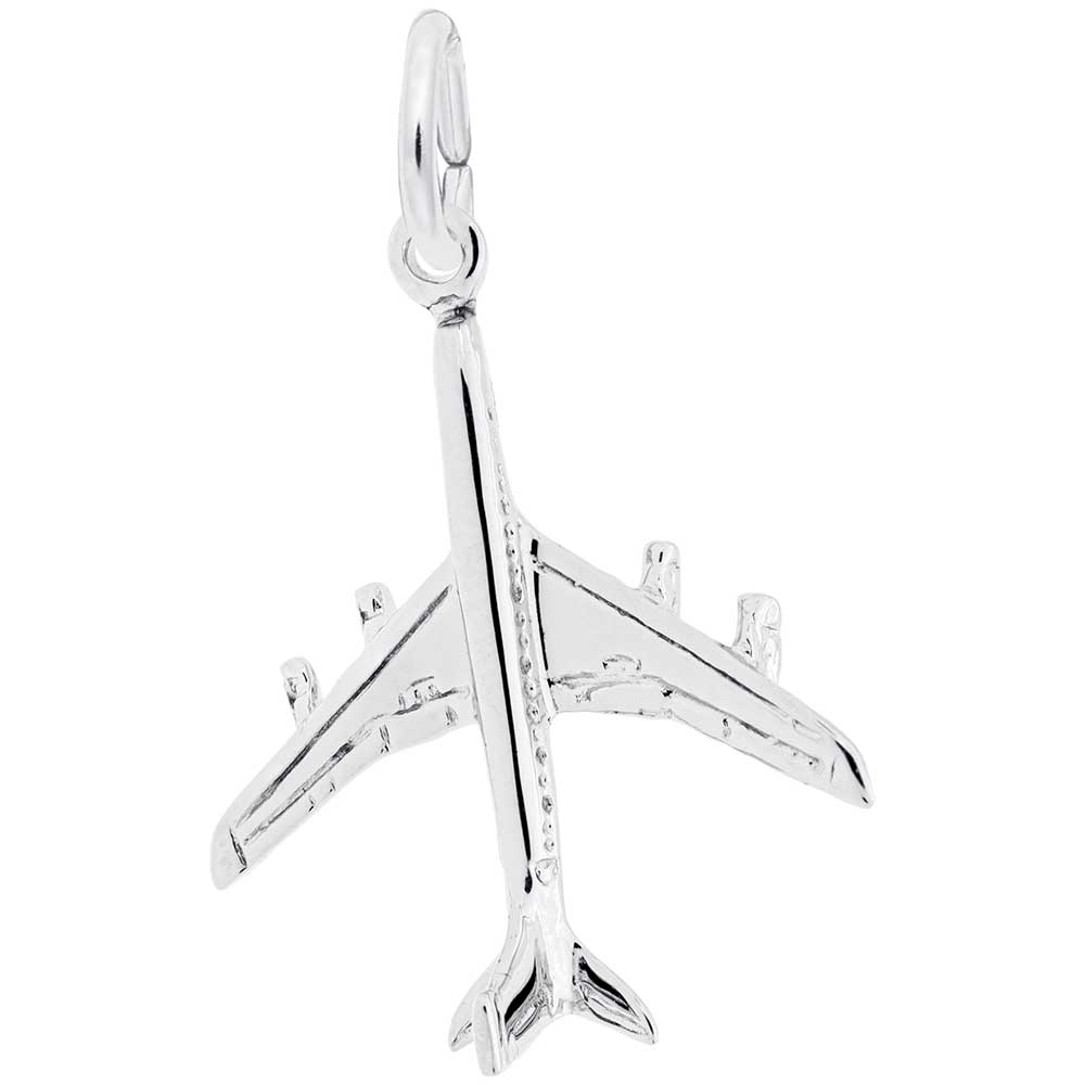 Rembrandt Charms - New Plane Charm - 0296 Rembrandt Charms Charm Birmingham Jewelry