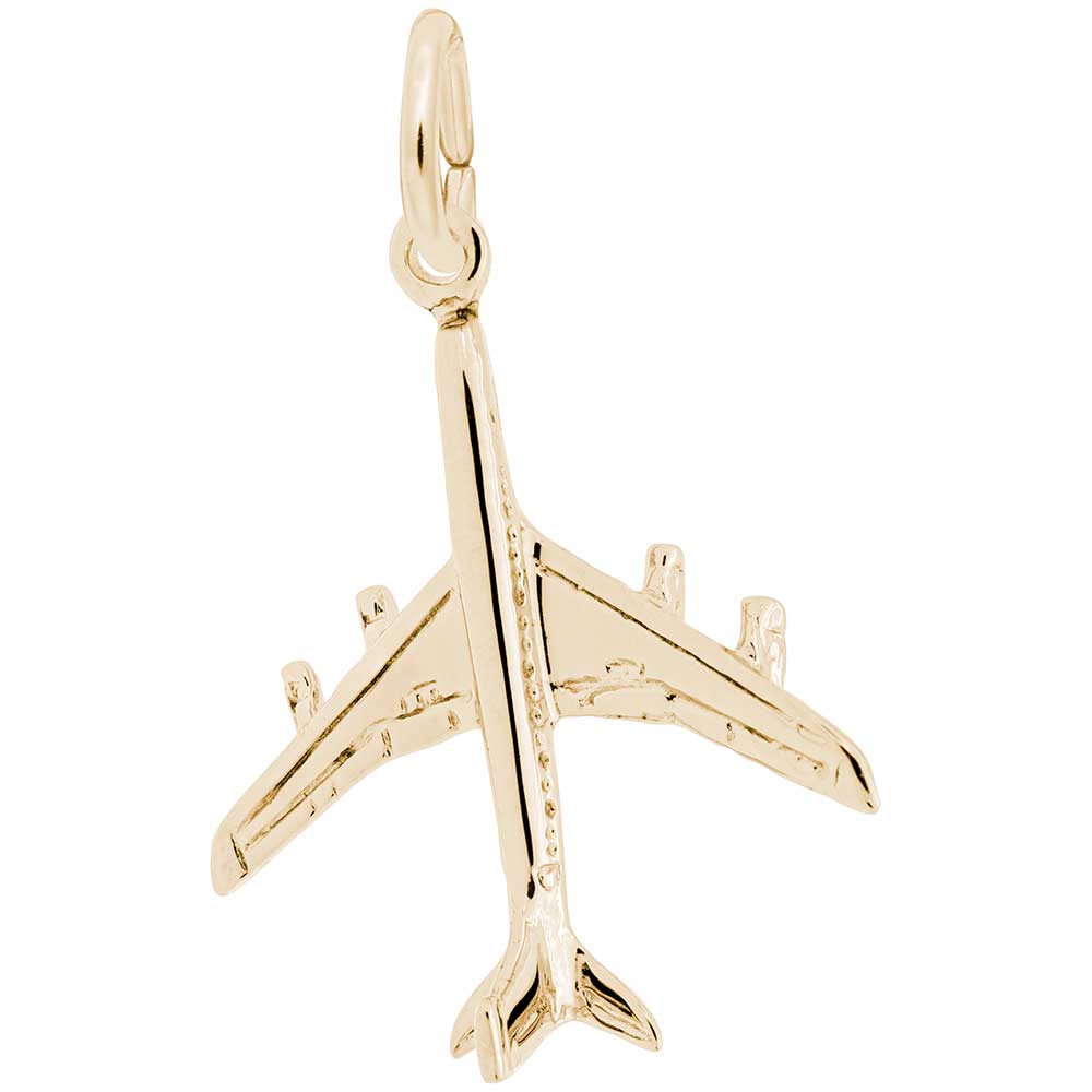 Rembrandt Charms - New Plane Charm - 0296 Rembrandt Charms Charm Birmingham Jewelry