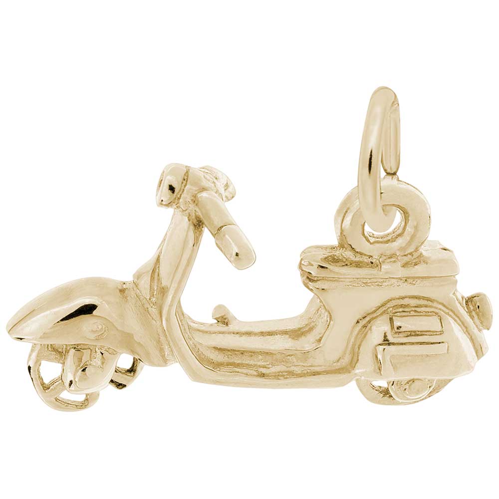 Rembrandt Charms - New Scooter Charm - 0239 Rembrandt Charms Charm Birmingham Jewelry