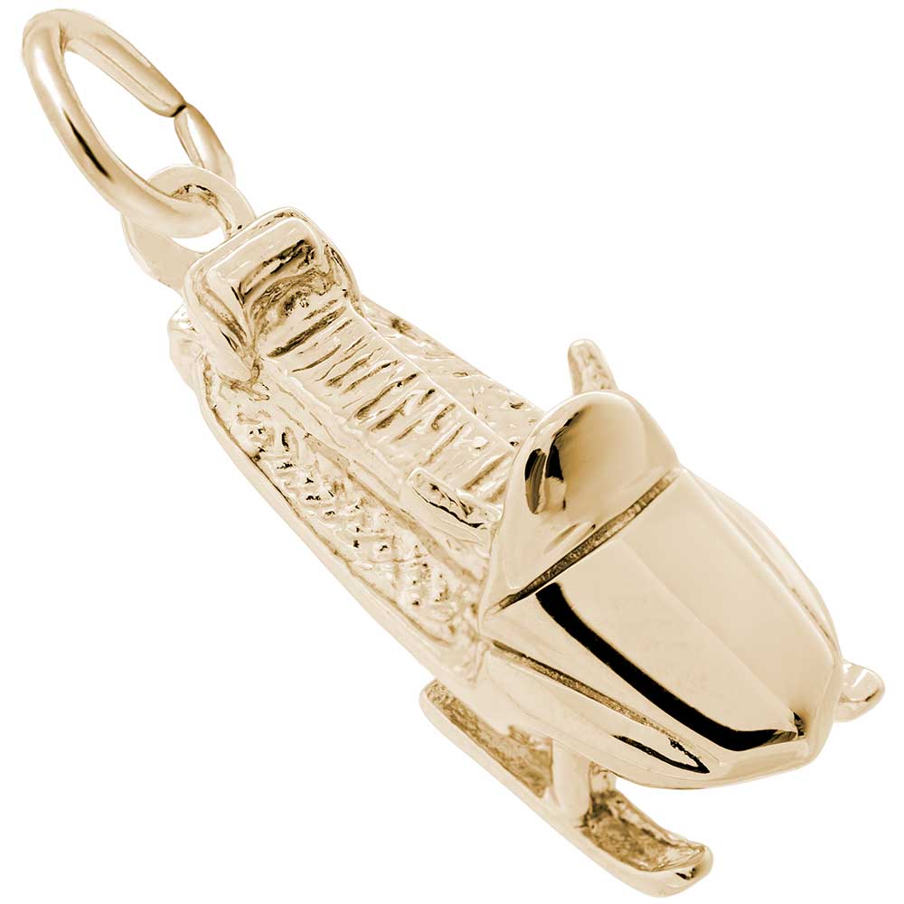 Rembrandt Charms - New Snowmobile Charm - 7756 Rembrandt Charms Charm Birmingham Jewelry