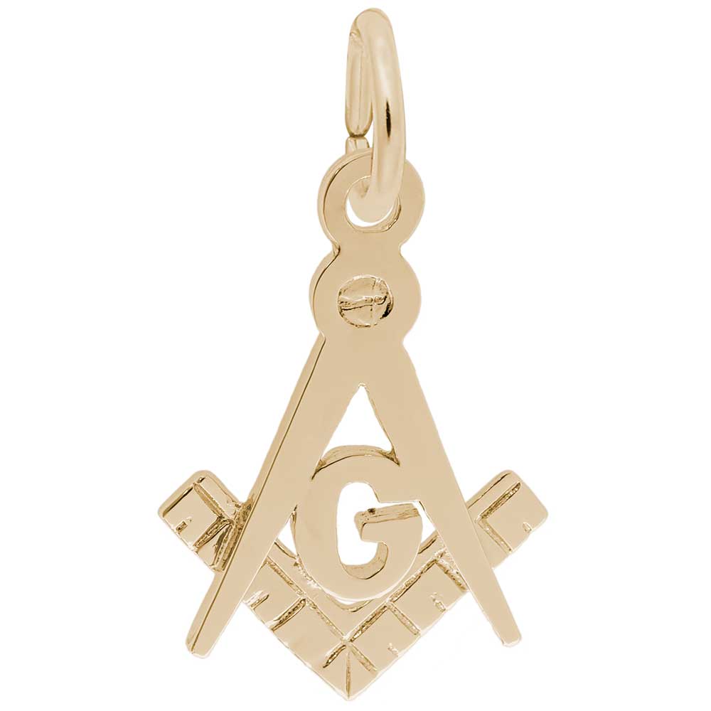 Rembrandt Charms - New Square and Compass Charm - 2949 Rembrandt Charms Charm Birmingham Jewelry