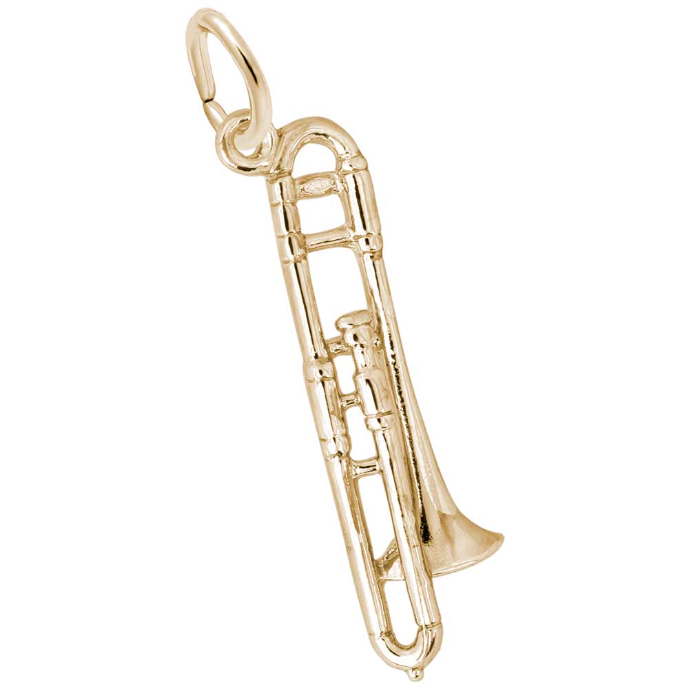 Rembrandt Charms - New Trombone Charm - 2015 Rembrandt Charms Charm Birmingham Jewelry