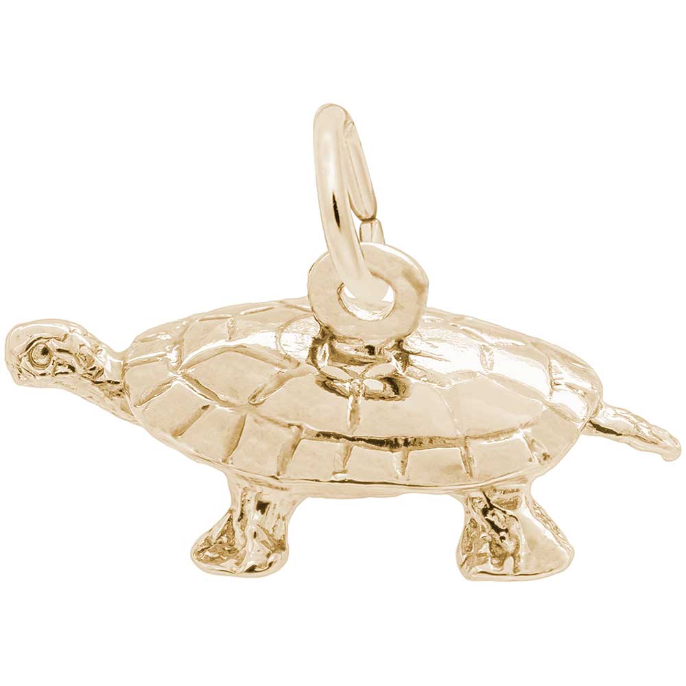 Rembrandt Charms - New Turtle Charm - 0509 Rembrandt Charms Charm Birmingham Jewelry