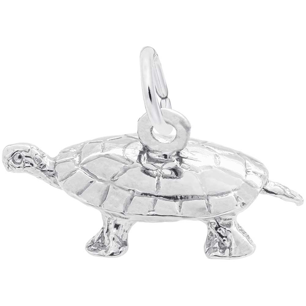 Rembrandt Charms - New Turtle Charm - 0509 Rembrandt Charms Charm Birmingham Jewelry