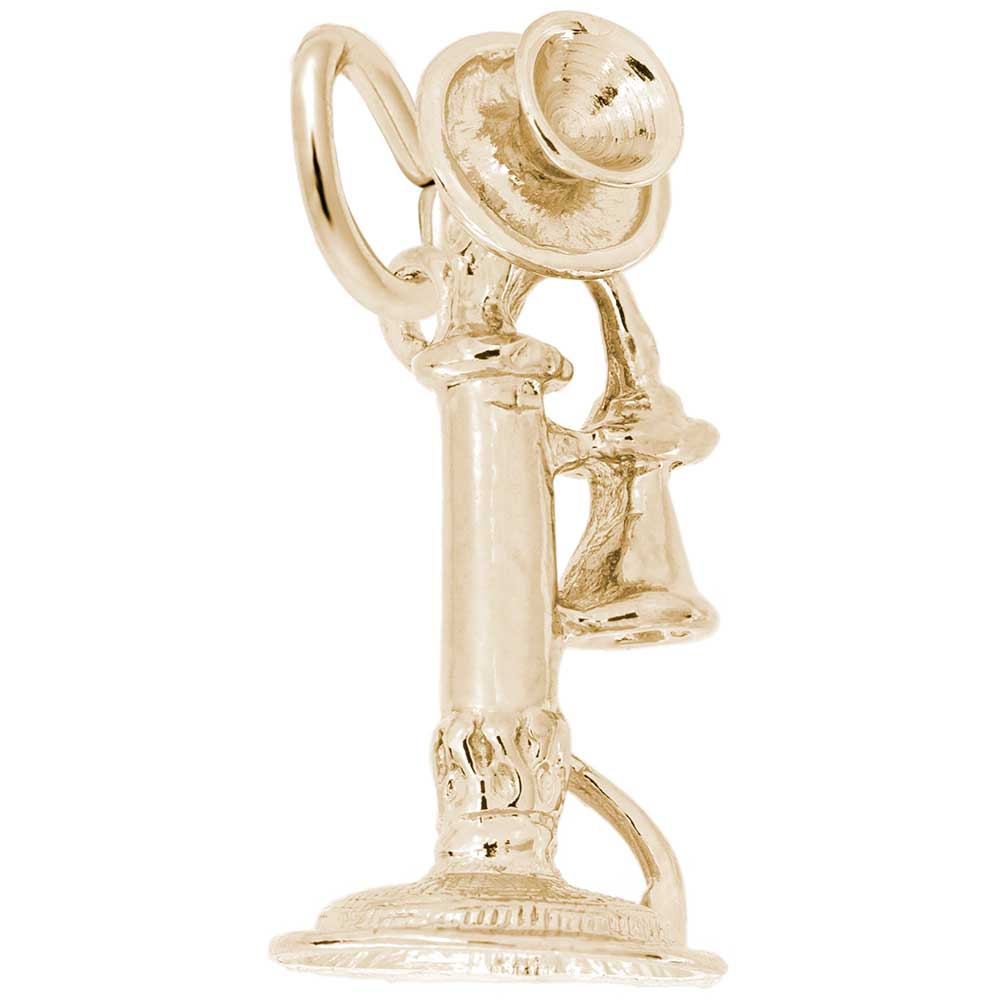 Rembrandt Charms - New Vintage Phone Charm - 0623 Rembrandt Charms Charm Birmingham Jewelry