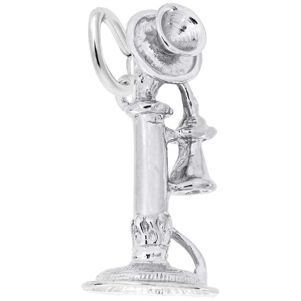 Rembrandt Charms - New Vintage Phone Charm - 0623 Rembrandt Charms Charm Birmingham Jewelry