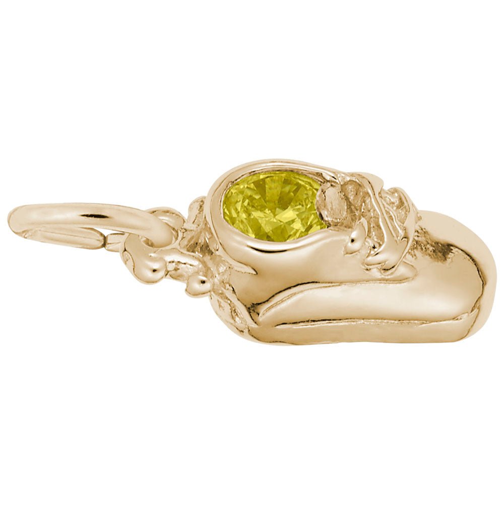 Rembrandt Charms - November Baby Shoe Charm - 2734-011 Rembrandt Charms Charm Birmingham Jewelry