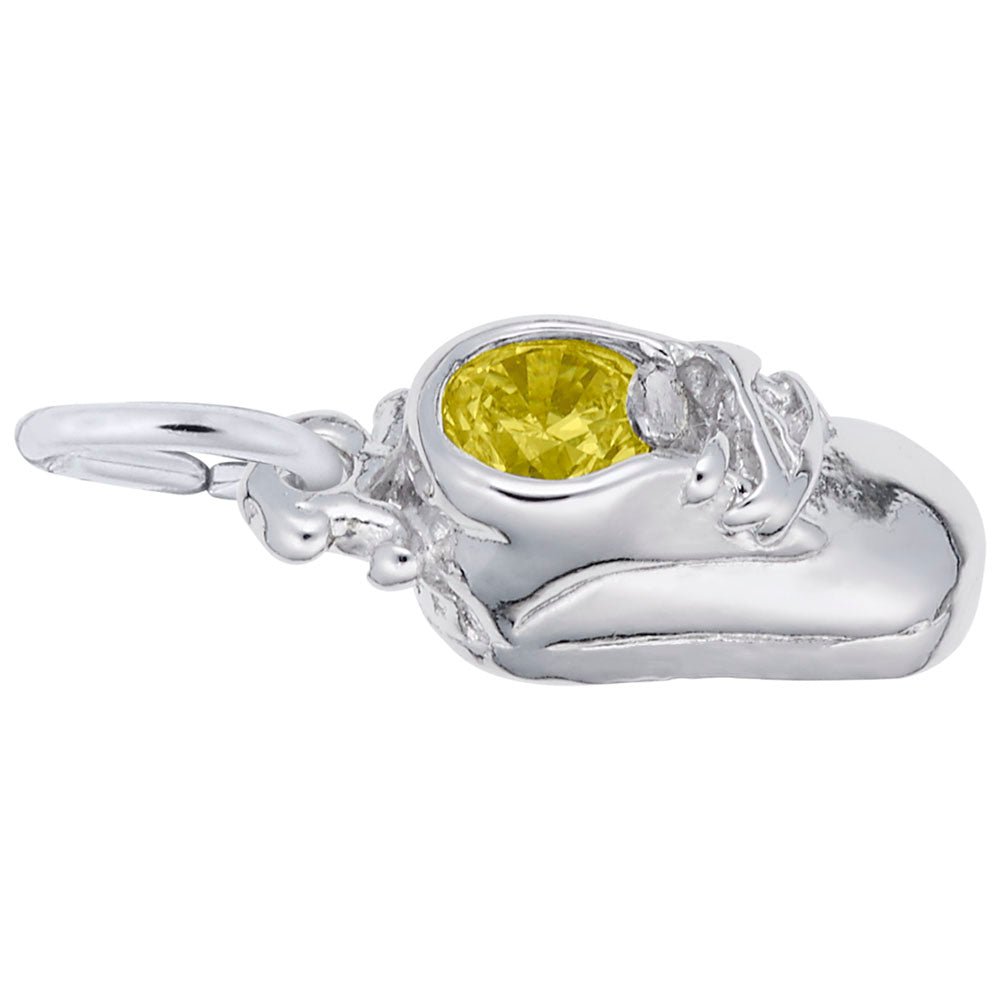 Rembrandt Charms - November Baby Shoe Charm - 2734-011 Rembrandt Charms Charm Birmingham Jewelry